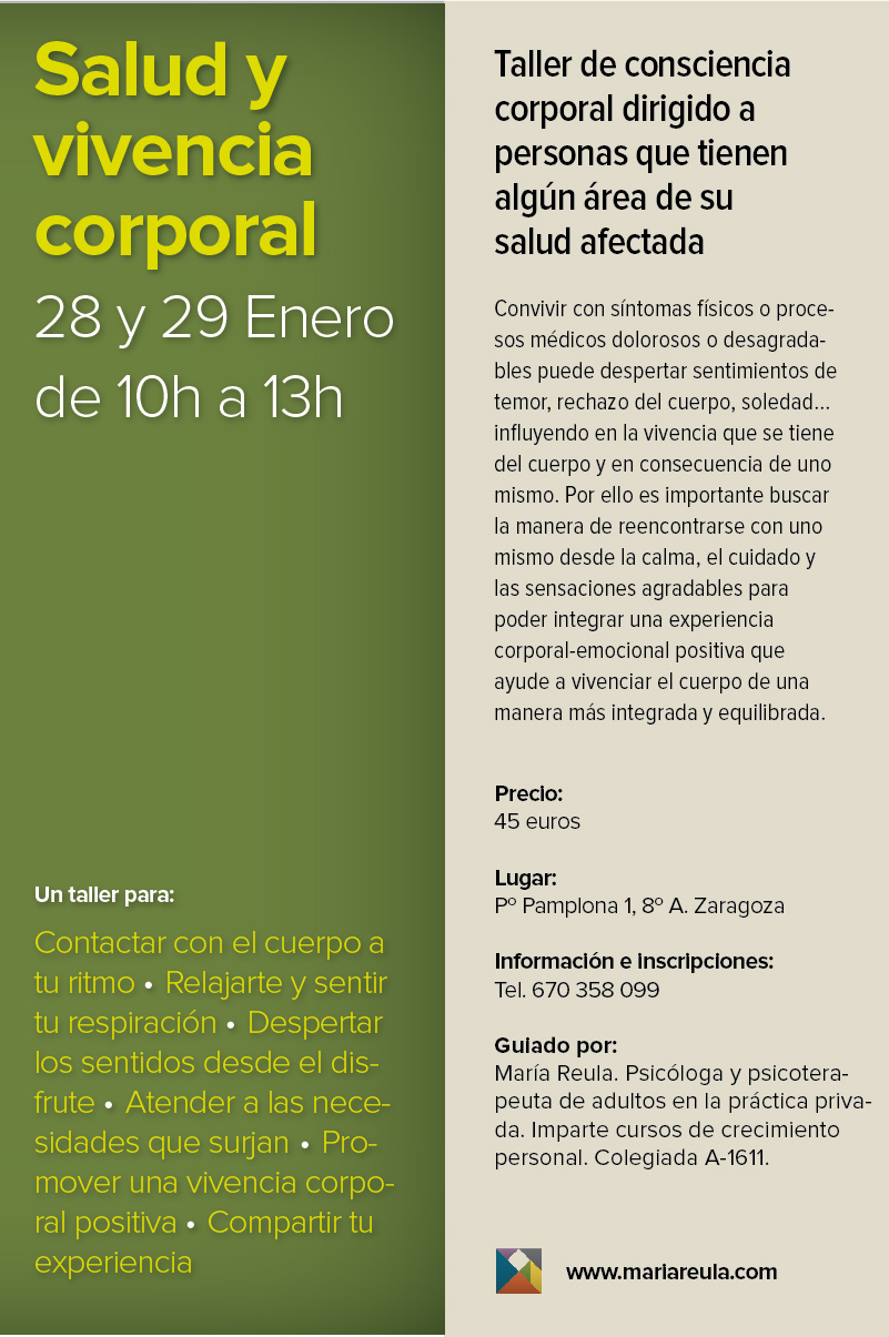 Salud y Vivencia Corporal 2012